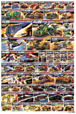 Poster 3DJoes Vehicles (1988-1989) 24"x36" 60,96cm x 91,44 cm Dans un cadre sous verre cela serait niquel