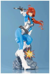 G.I. JOE SCARLETT SKY-BLUE COLOR BISHOUJO STATUE